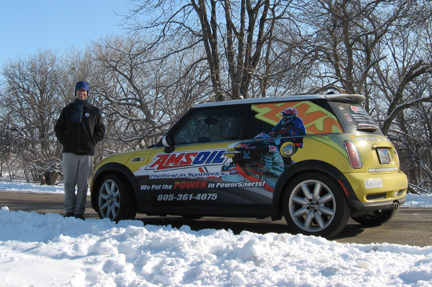 Amsoil delivery car