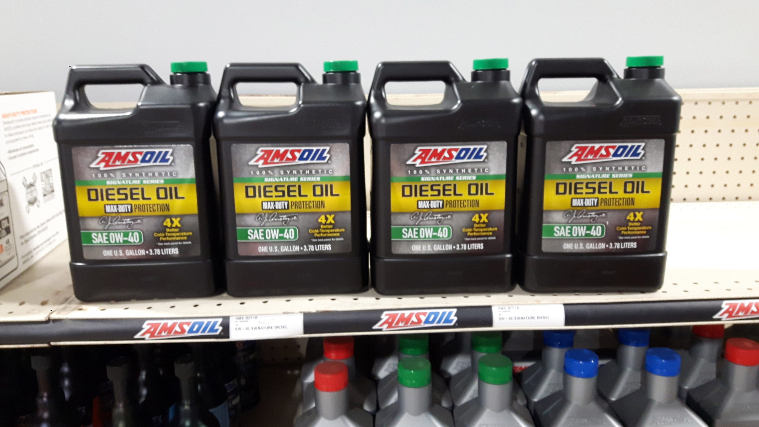 0w-40 solves cold start problems on any diesel