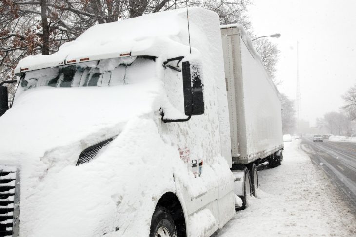frozen truck has fuel gelling issues