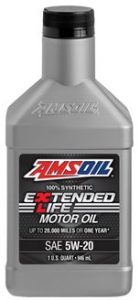 AMSOIL Extended-Life 5W-20 100% Synthetic Motor Oil