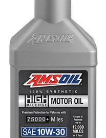 AMSOIL 10W-30 100% Synthetic High-Mileage Motor Oil
